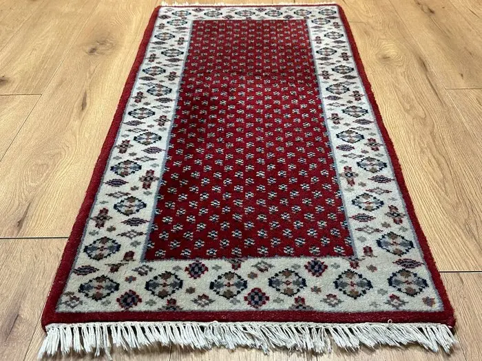 Hand-knotted Indian Sarough Mir oriental rug with a fine...