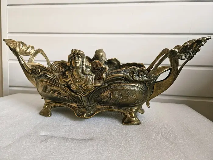 Jardinière - Jugendstil - Bronze - Jardinere