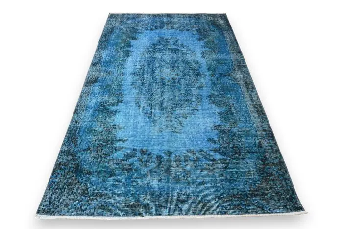 Blue vintage - Rug - 205 cm - 115 cm - √ handmade √ certificate