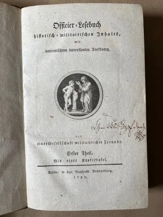 [Carl Daniel Küster (editor)] - Officier-Lesebuch...
