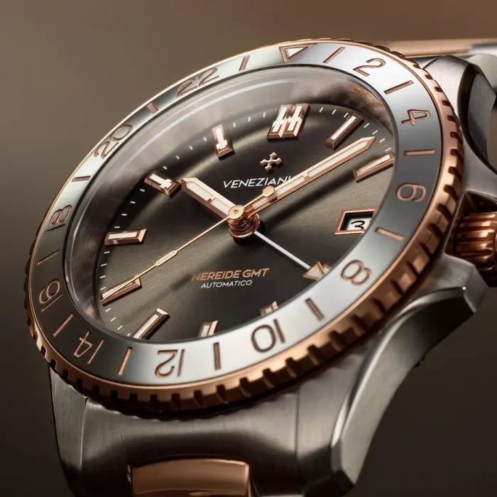 Venezianico - Venezianico Nereide GMT 39 mm Grand Tour - 3521510C - Men - 2026