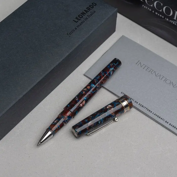 Leonardo "La piccolina" - Roller marrone blu - Pen