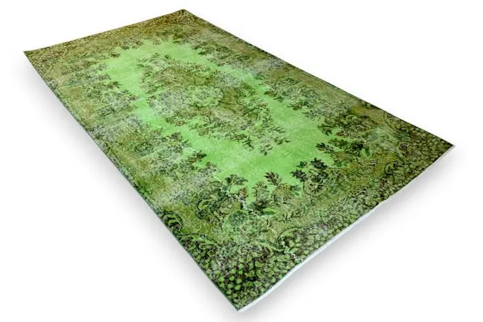 Green vintage - Rug - 290 cm - 160 cm - with certificate