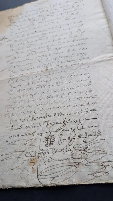 Zamora Fuero Perpetuo - 1607 22 páginas ( Letra Procesal encadenada ) - 1607