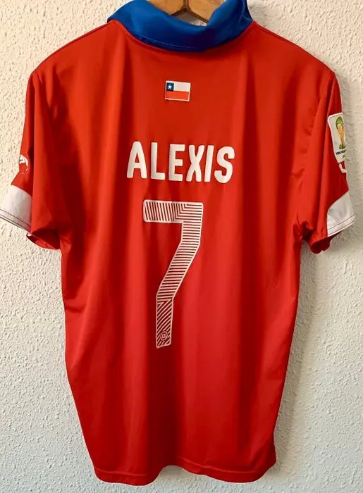 Chile - Brazil 2014 World Cup - Alexis Sánchez - 2014 - Football shirt