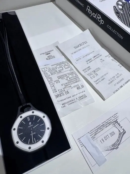 Swatch Royal Pop - Swatch × Audemars Piguet OCHO NEGRO...