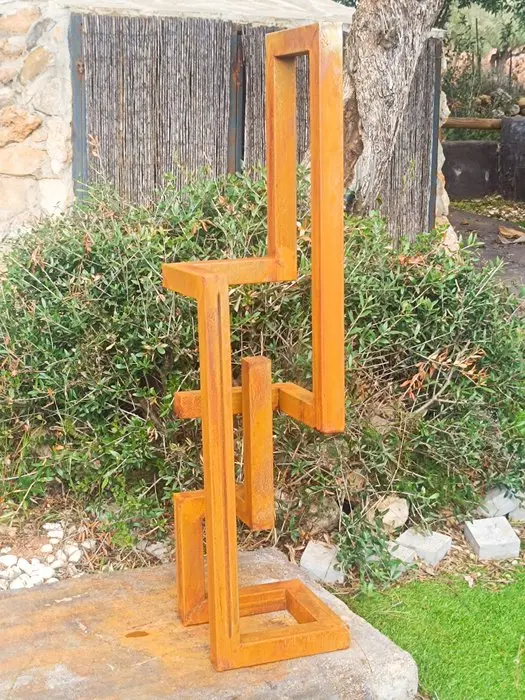 Ana Lucia B.M - Sculpture Corten - XL - No Reserve