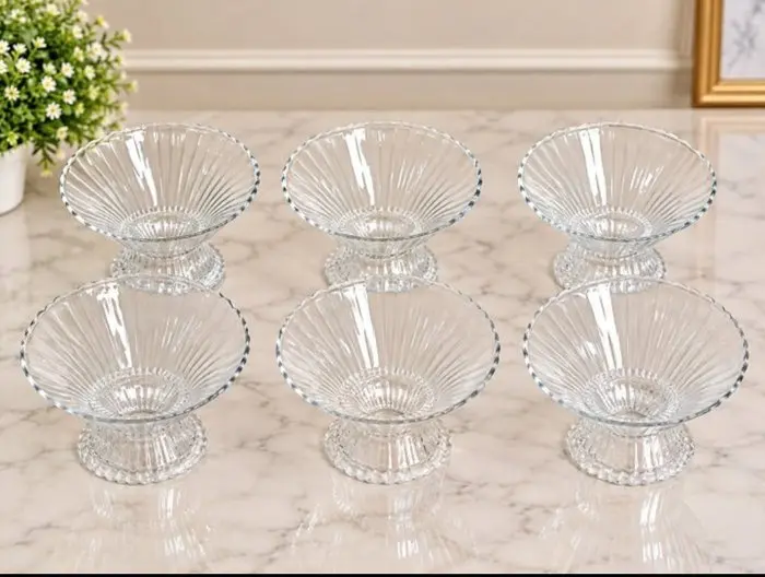 Lamp (6) - Glass - Vintage Glass Lamp Shades