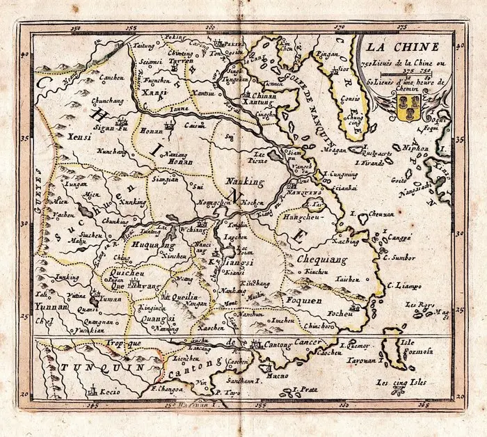 Asia - China, Korea; Verdussen - La Chine - 1725