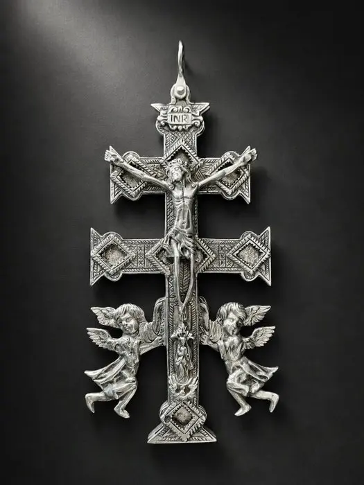 Reliquary - Silver - 1750-1800 - Croix de Caravaca - 18th century