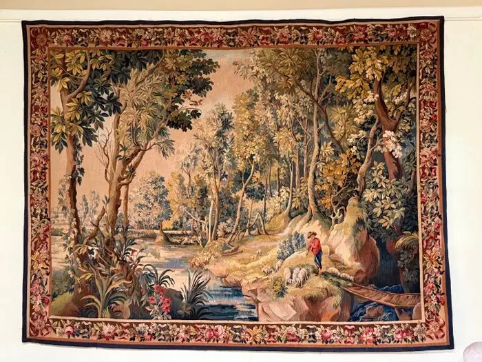 Según Rubens - Tapestry - 194 cm - 255 cm - Wooded landscape