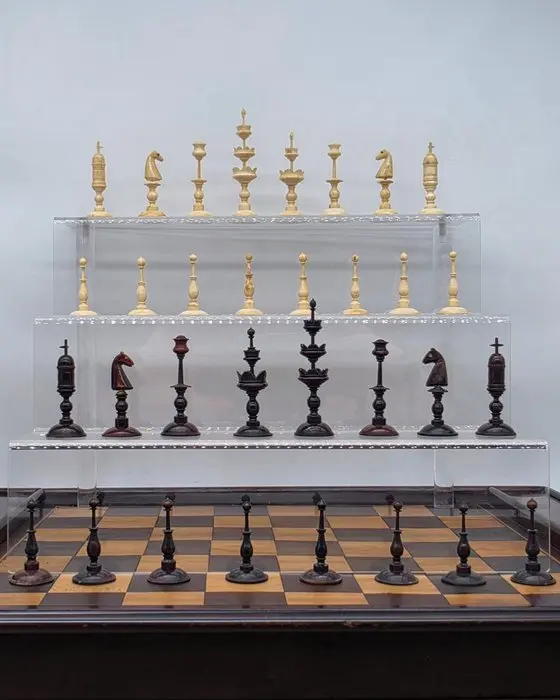 Early German Selenus chess set