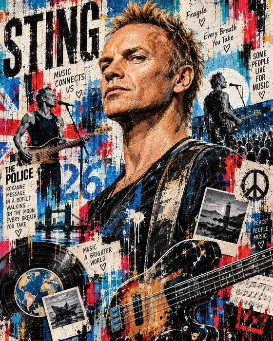 Sting - 2026 45x55 Cm