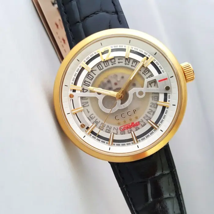 CCCP - Automatic - Slava - Rare - Open Date - Gold - New - Men - 2026