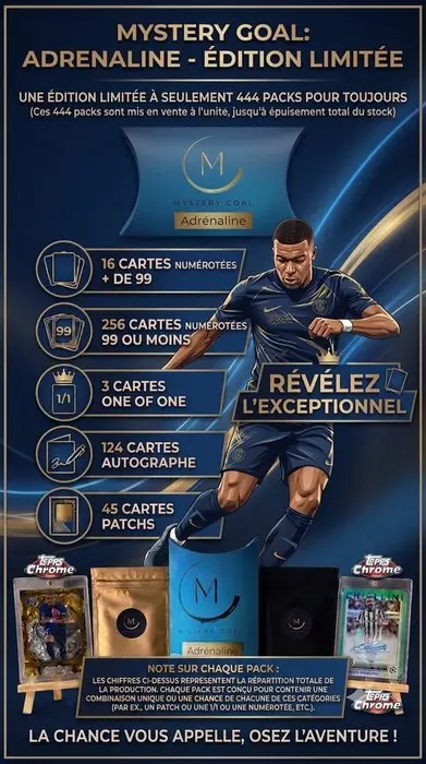 Mystery Goal - 1 Booster pack - Mystery Goal Adrenaline