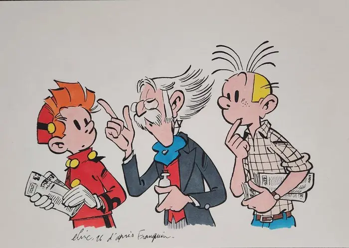 Elric - 1 Original drawing - Spirou