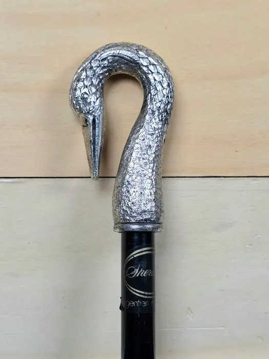 Sheratonn Walking stick - Wood, Silver-plated - SHERATONN Argenti Brescia