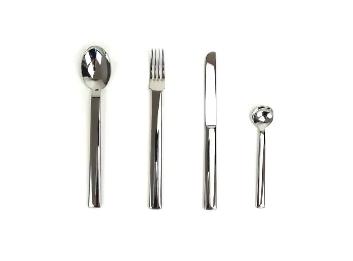 Alessi - Josef Hoffmann - Cutlery set (24) - ''Rundes...