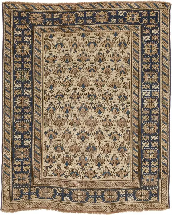 Shirwan - Kazak - Rug - 135 cm - 110 cm - Caucasus - Antique ca. 1920