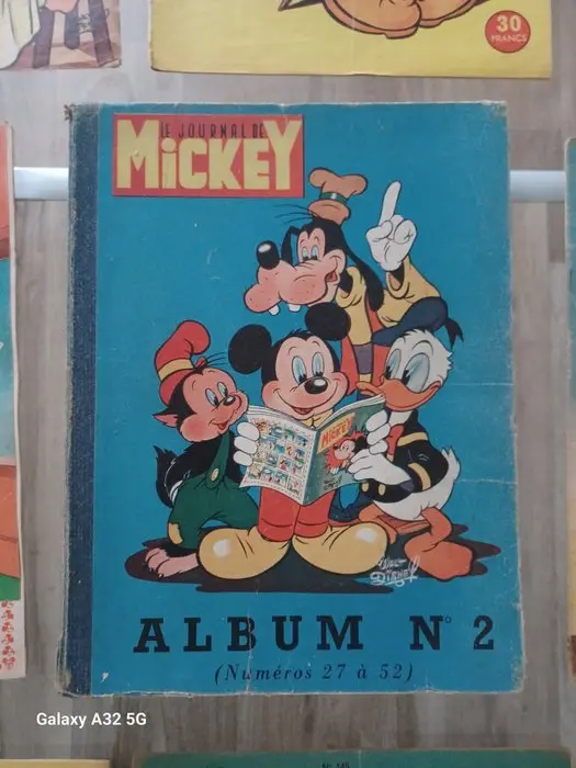 Le Journal de Mickey - Album N°2 + Année 1955 complète - 1 Album - 1952/1955