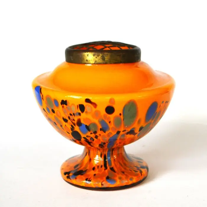 Vase - Glass, Brass