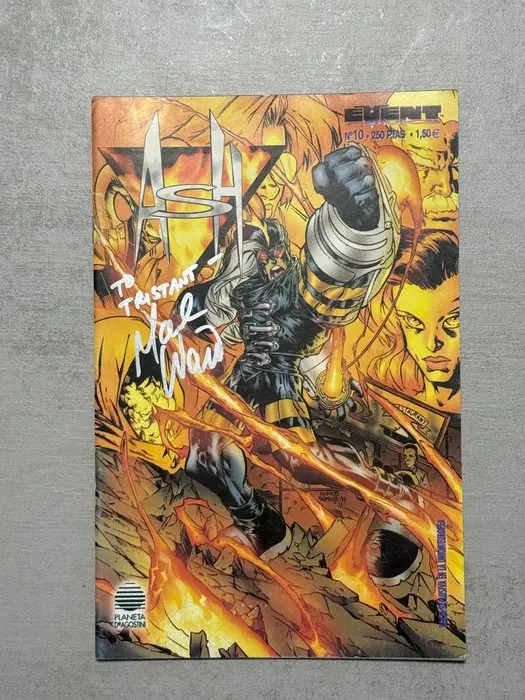 Ash 10 - Ash - 1 Signed comic - 2001