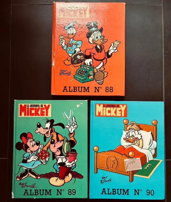 Mickey Magazine - Recueils N°88 au N°90 - 3 Album - First edition - 1980