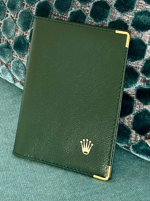 Rolex - OLIVE GREEN Leather - Passport / Documents