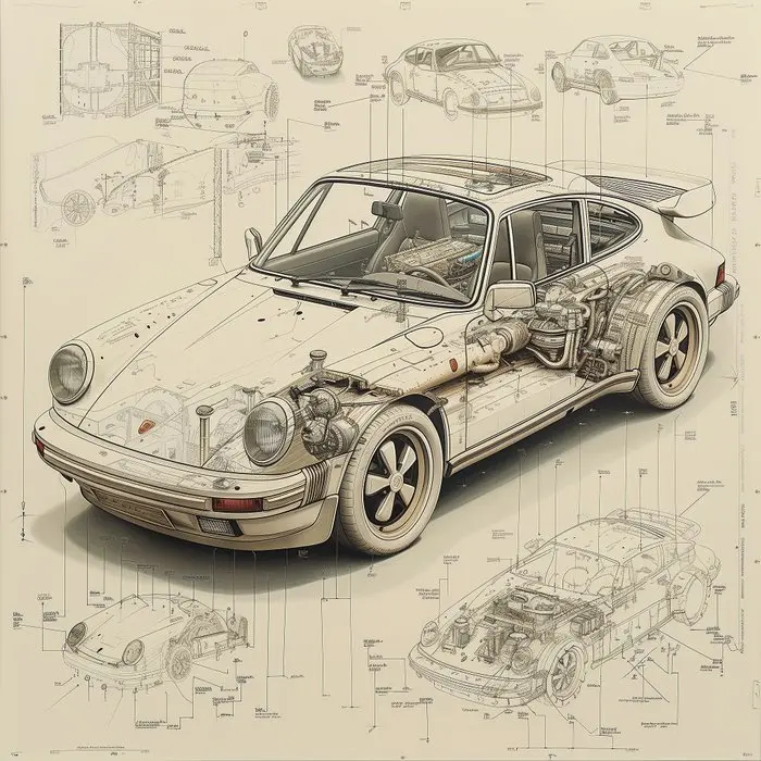 CREATIVE_HUB - PORSCHE 911 TURBO WORKING MANUAL