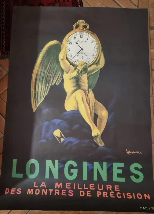 Leonetto Cappiello - Cartel Longines Cappiello CAC 1980 precioso cartel - 1980s