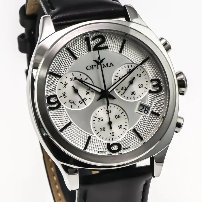 Optima - Swiss Made Chronograph Watch - OSC449-SL-1 - No...
