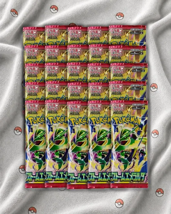 Pokémon - 25 Box - Pokémon TCG MEGA - Storm Emerald...
