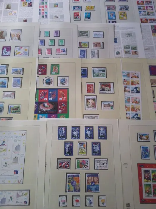France 1997/1998 - Complete collection of air mail stamps