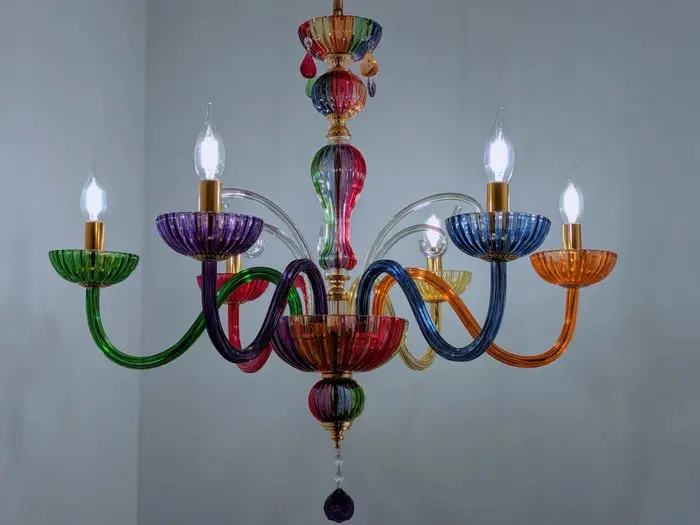 Luminario Design - Rubi - Chandelier - Crystal - Multi-Color Chandelier
