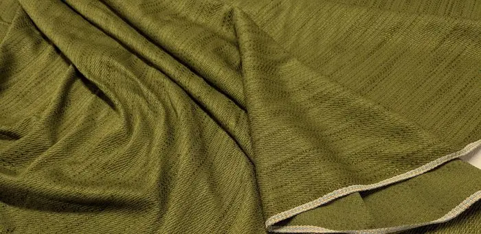 Grande Taglio Unico Vintage – Tessuto Jacquard Verde...