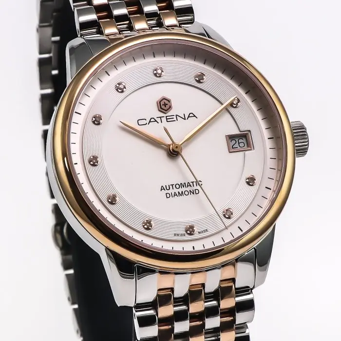 Catena - Automatic Diamond Swiss Watch - CAD028-2BM - No...