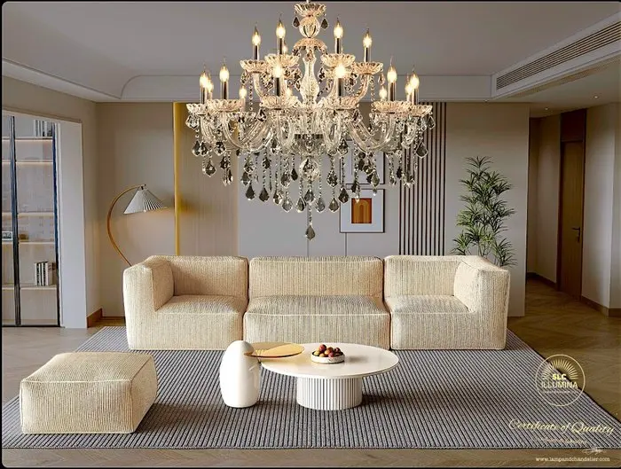 SLC Illumina - MG - Chandelier - MT 18 Lights - Crystal, Glass - MT18L