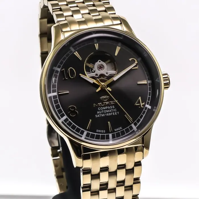Murex - Compass Swiss Watch Open-Heart Automatic...