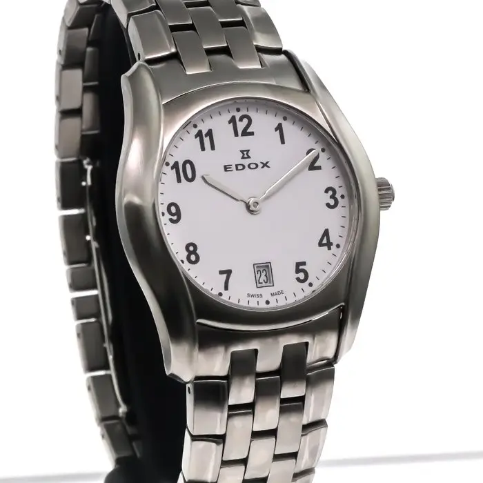 Edox - Swiss Made Quartz Watch - ED82003-SS-1 - Numeral...