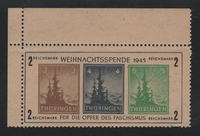 Allied Occupation - Germany (Soviet zone) 1946 - Thuringia