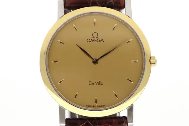 Omega - Omega De Ville Classic Quartz "Gold Dial" - No...
