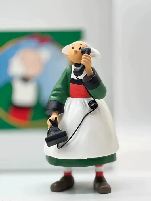 Figurine - Becassine on telephone - Plastic, Resin