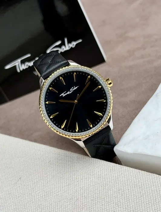 Thomas Sabo - Black Dial Two/Tone bezel - No reserve...