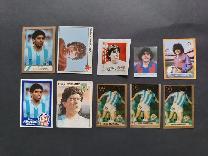 Panini Diego Armando Maradona - Lotto 10 Figurine...