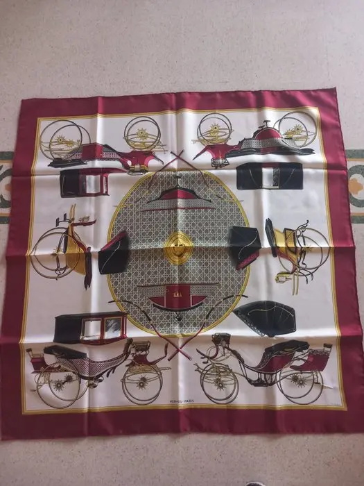 Hermès - Les Voitures à Transformation - Foulard