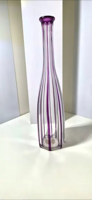 Vase - H. 37 cm - Glass - Soliflore bottle