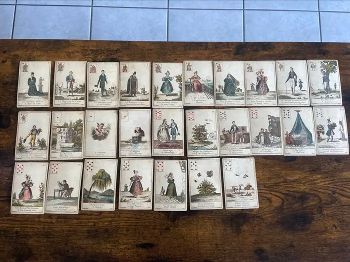 B.P. Grimaud - Playing cards - Jeu de cartes imagées B.P. Grimaud - Paper