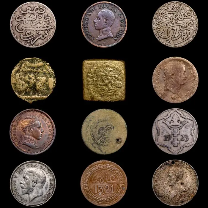 Various Countries. 9 Monedas Siglo XVIII y XIX / 12 Monedas (No reserve price)