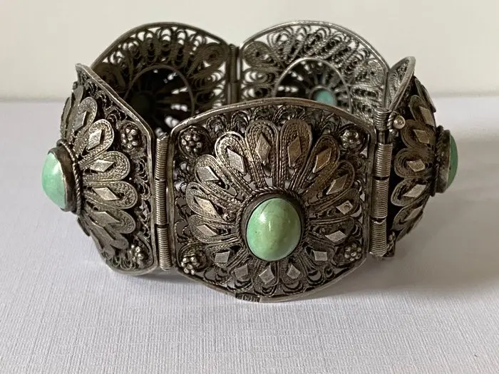 Silver - Bracelet - Antique hallmarked 1934