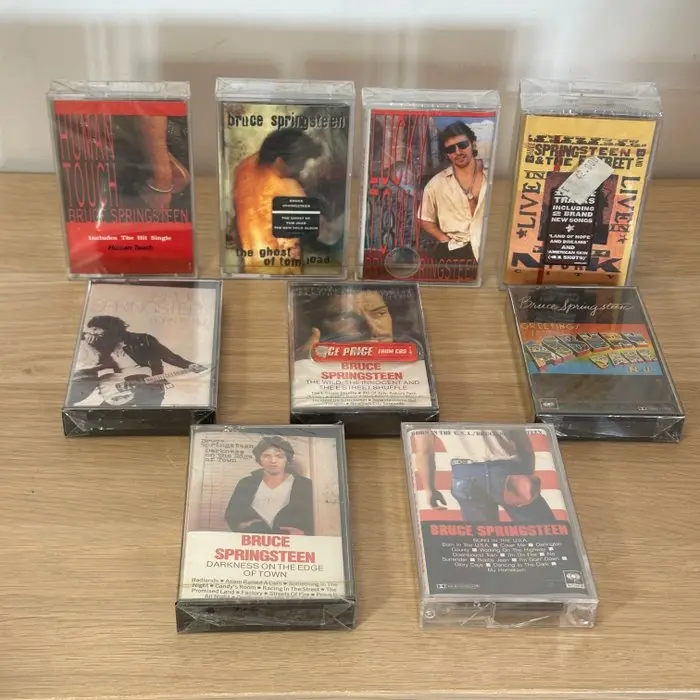 Bruce Springsteen - Lot of 9 Factory Sealed tapes...